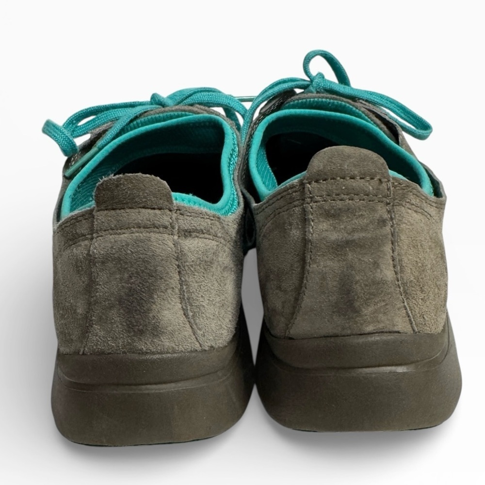 Dansko Elise Gray Suede Walking Shoes Teal Accents Comfort Size EU 39 US 8.5-9 - Picture 5 of 9